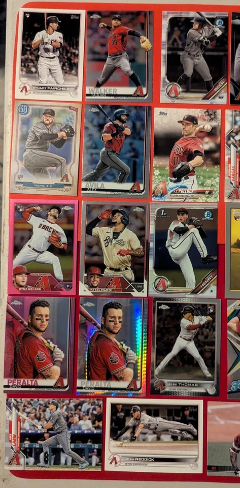 Arizona Diamondbacks 30 Card Lot Rookie/Color/Insert - Image 3 of 4