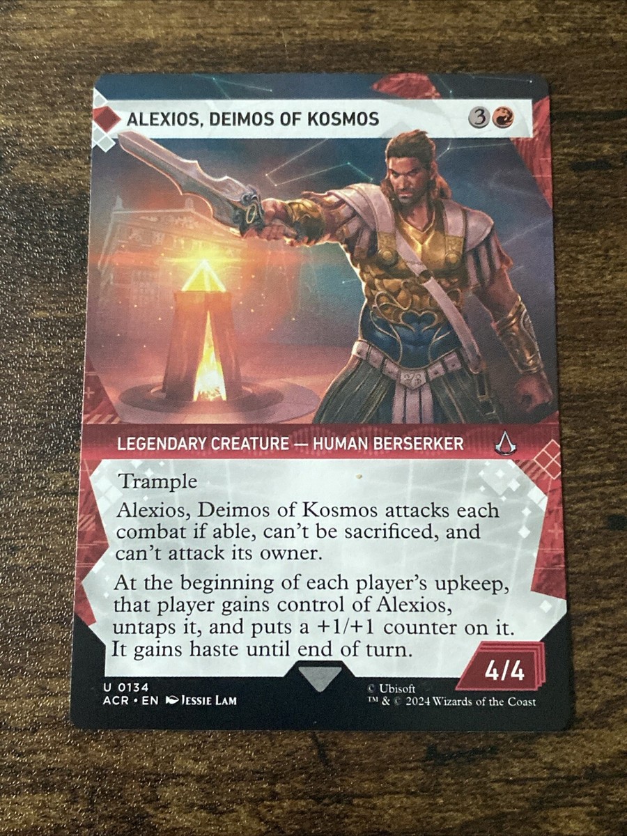 Alexios, Deimos of Kosmos 0134 Showcase Universes Beyond Assassin's Creed S2779* | eBay Alexios, Deimos of Kosmos 0134 Showcase Universes Beyond Assassin's Creed S2779* | eBay
