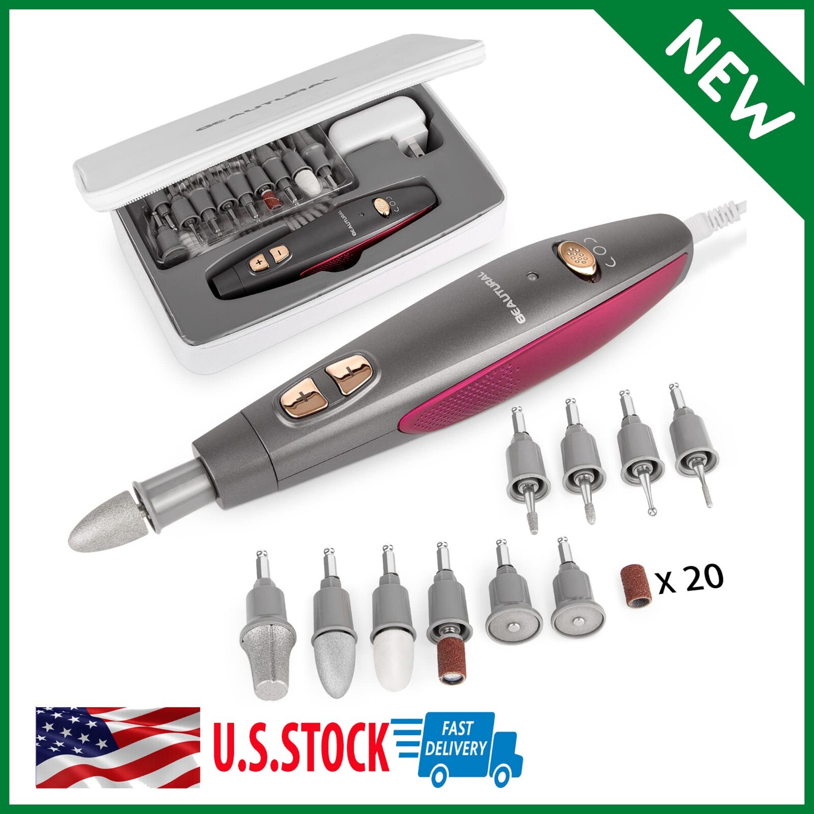 Toe Nail Grinder For Thick Toenails Set Manicure And Pedicure