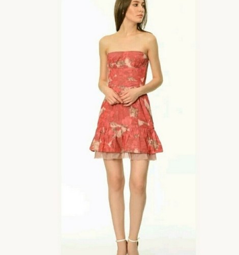 Bcbgmaxazria tie dye dusty rose mini 
