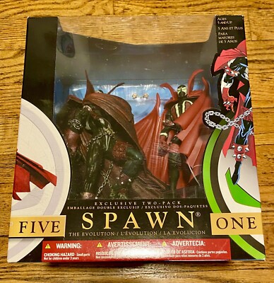 SPAWN EXCLUSIVE TWO PACK スポーン　エボリューション McFarlane Toys Spawn Series 17 5/1 The Evolution Two Pack