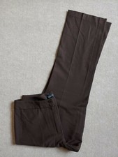 Talbots Heritage Wool Blend Dress Pants Womens Size 10 Brown Straight Leg Stretc