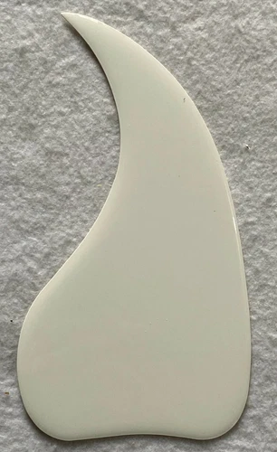 For Gibson J-45 Acoustic Guitar Crystal Self Adhesive Pickguard,White