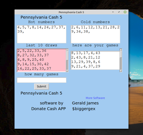 Pennsylvania Lottery Numbers software pick 3,4,5 Cash 5 DVD for Windows 7 ,8, 10 - Picture 22 of 22