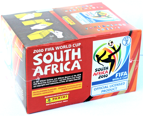 Panini World Cup 2010 Südafrika - Display mit 100 Tüten 500 Sticker WM - NEU