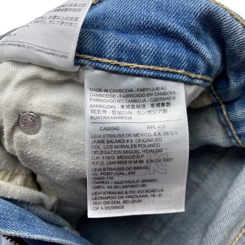Levi's 511 Azul Elástico Delgado Para Vaqueros W31 - Imagen 7 de 10