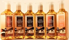 QTY 6 - Bath  Body Works ICED CINNAMON ROLL Gentle Gel Hand Soap 8oz