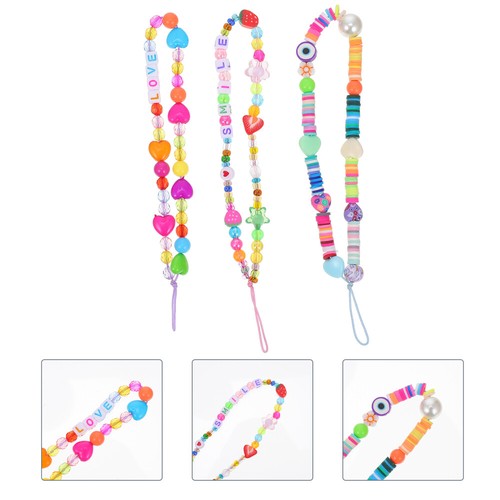 3 Pcs Mobile Phone Chain Hand Wrist Strap Multifunctional Lanyard - 第 7/12 張圖片