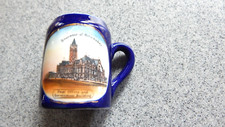 Milwaukee Post Office and Government Building - Cobalt Miniature Beer Mug - 1915