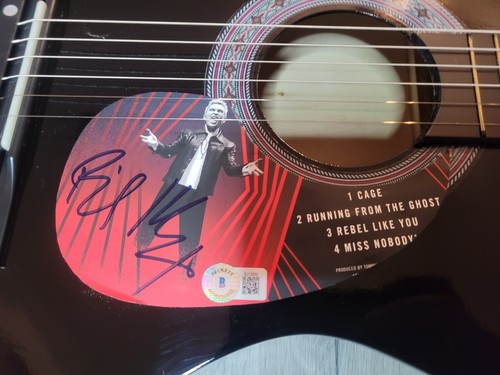 Billy Idol signierte Akustikgitarre (Beckett) - Bild 3 von 10