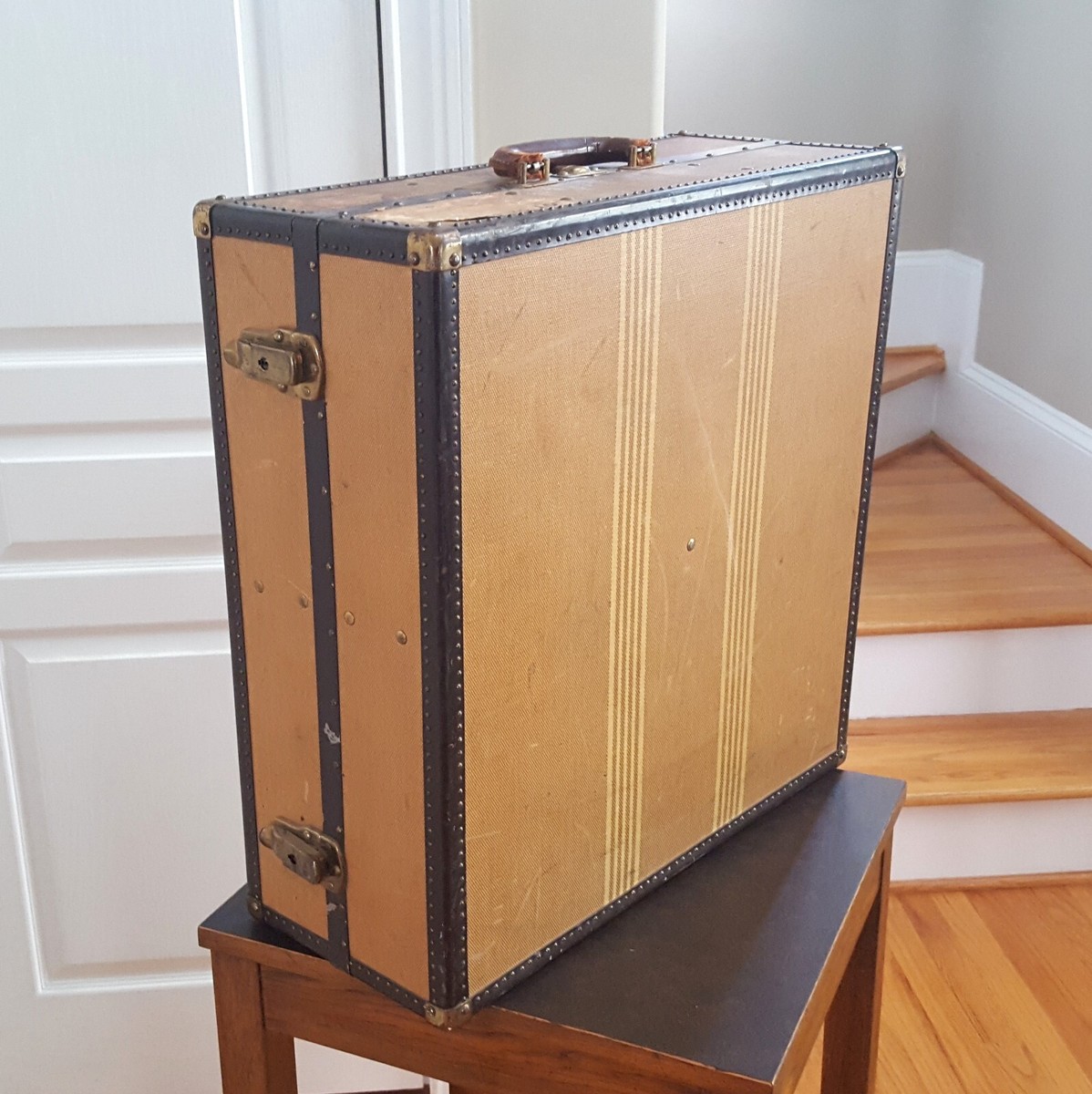 Hartmann luggage vintage suitcase トランク Vintage Hartmann large luggage trunk; 13134-072 - R.H. Lee