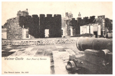 Walmer Castle East Front & Terrace United Kingdom Black And White Postcard