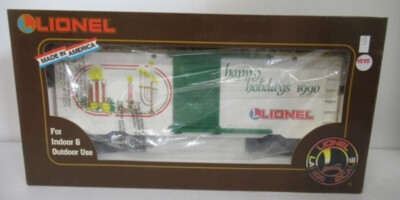 NIB LIONEL 8-87013 G SCALE CHRISTMAS BOX CAR 1990 NEW LARGE SCALE