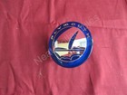 Nos Oem Plymouth Voyager Blue and Chrome Grille Nameplate Emblem 1996 - 2000