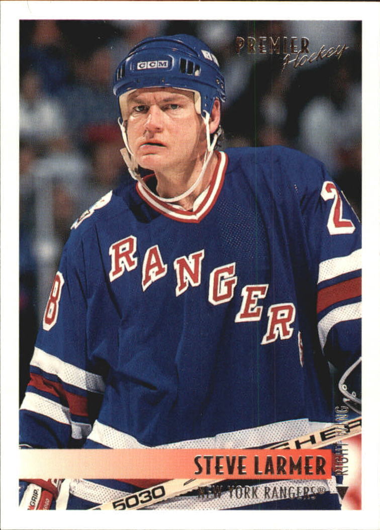 1994-95 Topps/OPC Premier Rangers Hockey Card #532 Steve Larmer
