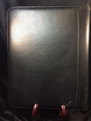 Franklin Quest Black Leather Planner Calendar 7- 1.5” rings #CL4044 USA,Vintage - Picture 3 of 12