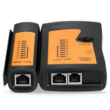 LAN NETWORK PHONE LINE CABLE TESTER for RJ11, RJ12, RJ45, UTP, STP CAT5 UTP