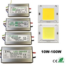 LED Chip Driver 10W/20W/30W/50W/70W/100W High SMD Flood Power LED Bead Light