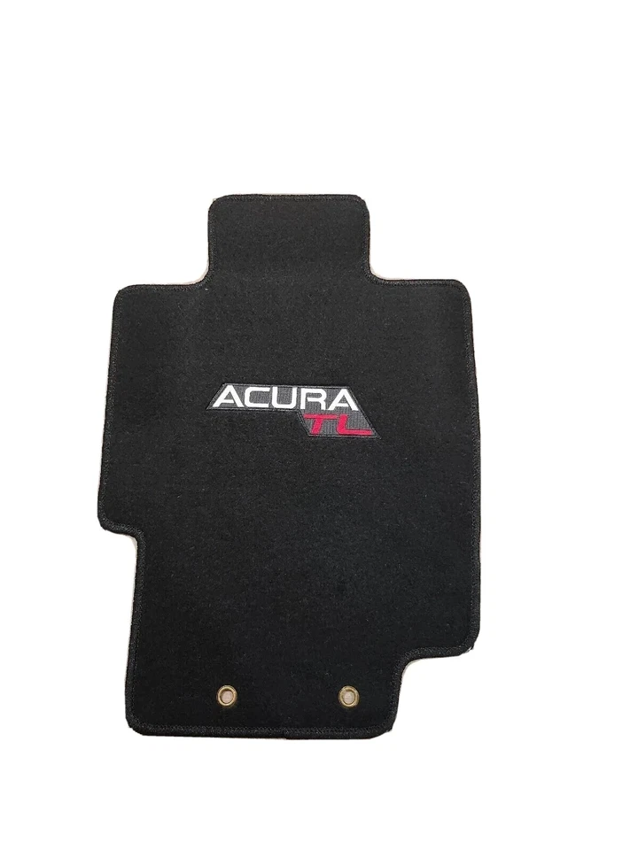 ADEQUADO PARA TAPETES DE ASSOALHO ACURA TL CARPETE 2004-2008 PRETO COM EMBLEMA 2 - Imagem 2 de 4