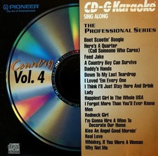 PIONEER KARAOKE PROFESSIONAL SERIES - COUNTRY - VOL 4 - RARE - PCDG204 -LOT 4285
