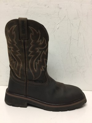 wolverine men's rancher square toe work boots
