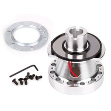 Universal Aluminum Silver Steering Wheel Hub Adapter Boss Kit For Honda Civic Eg