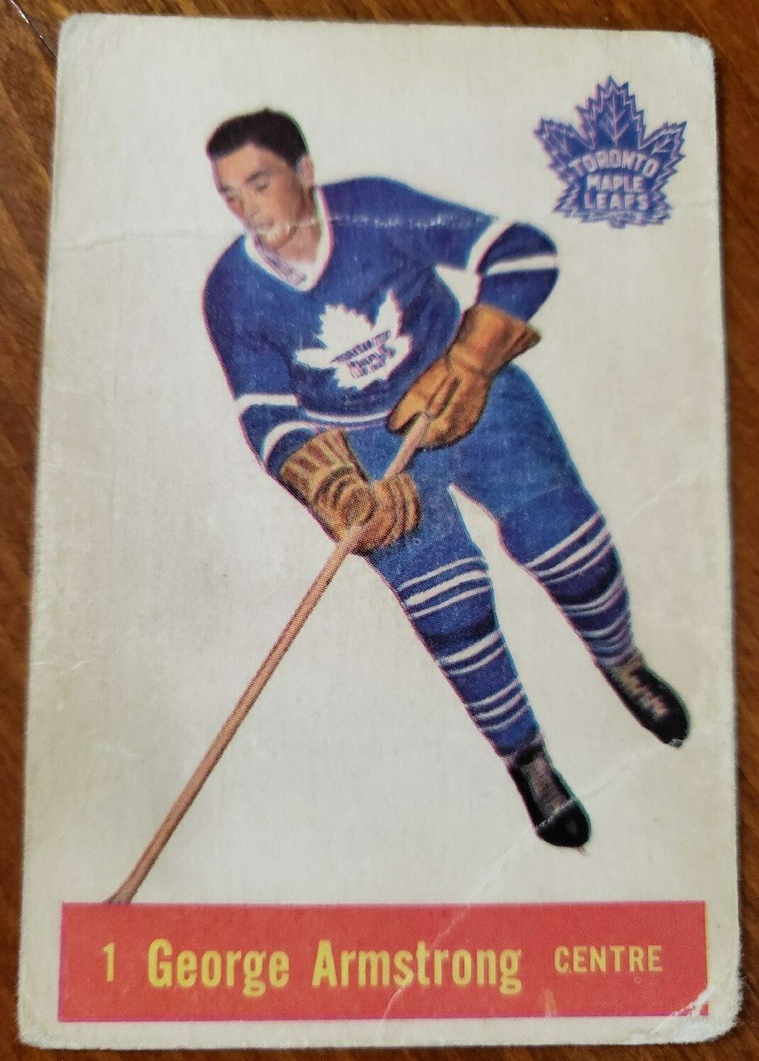 Carte Hockey George Armstrong Toronto Maple Leafs 1963-64 Parkhurst #73 - Notée SGC 10 (98)