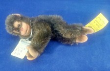Vintage Steiff Jocko Chimpanzee Monkey Dark Brown Schimpanse 5310,03 Poseable