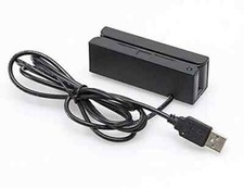 MSR110 Credit Card Reader USB Magnetic Strip Reader - Black