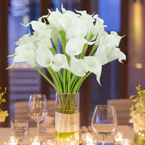 60 Pieces Calla Lily Artificial Flowers Bulk Calla Lilies Bouquet for Wedding... - Picture 3 of 6
