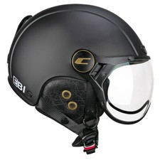 CASCO OMOLOGATO SCI ALPINO CGM 801V EBI VINTAGE NERO OPACO