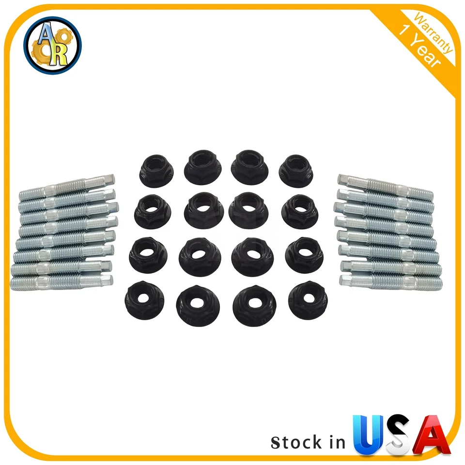 Kit de pernos y pernos colectores de escape de 16 piezas para Ford Explorer Sport Trac 2007-10 Foto 3 de 4