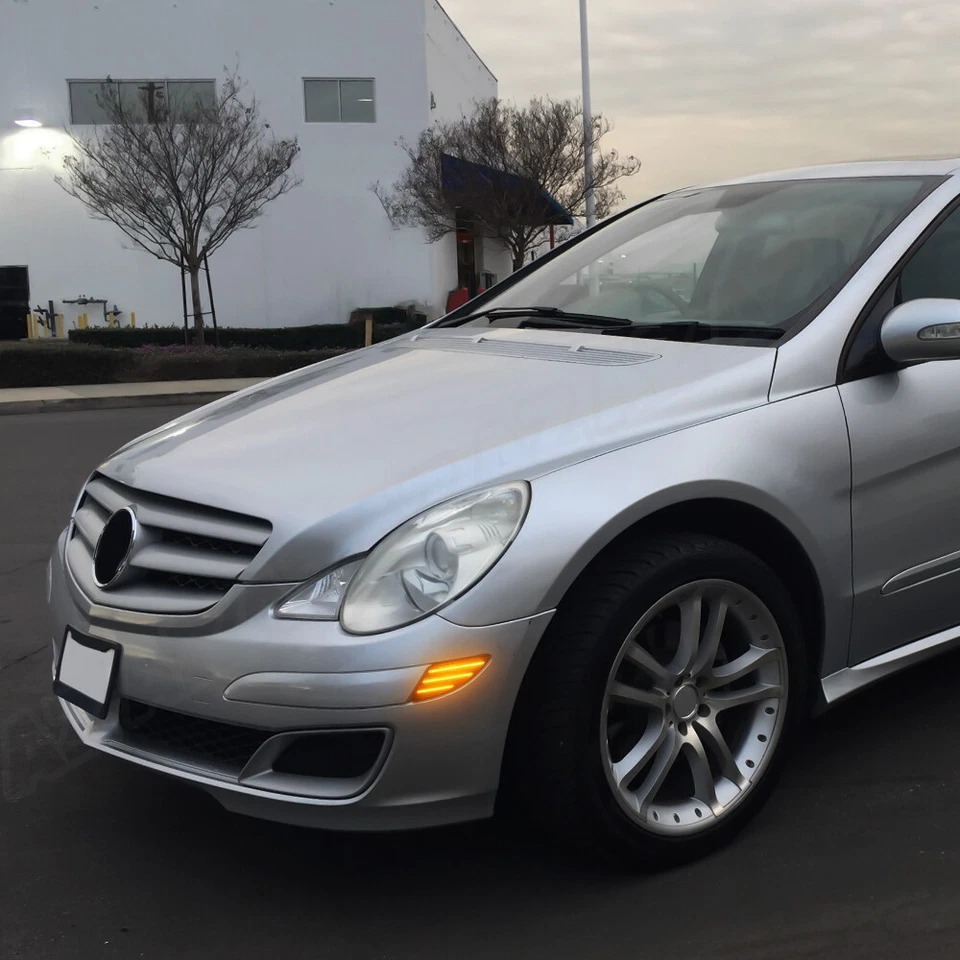 2Pcs For Mercedes Benz R-Class R320 R350 R500 R63 W251 AMG LED Turn Signal Light Foto 3 de 4