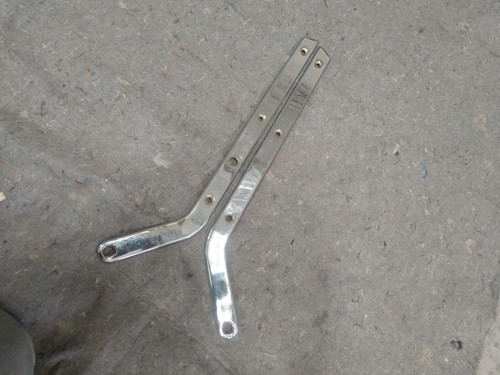 Chevrolet Corvette C2 C3 Bucket Seat Hinge Brackets Rails 63 64 65 66 67 - Picture 3 of 7