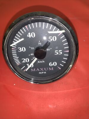 Faria Boat Speedometer Gauge SE9744A | Bayliner Maxum 3 1/4 Inch