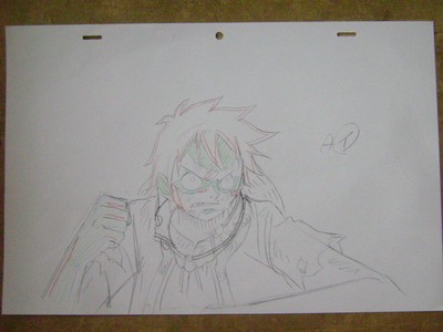 One Piece Luffy Anime Production Genga Douga Sketch 8 Ebay