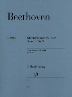 Beethoven Piano Sonata No 18 E Flat Major Op 31 Sheet Music La Chasse 051480755