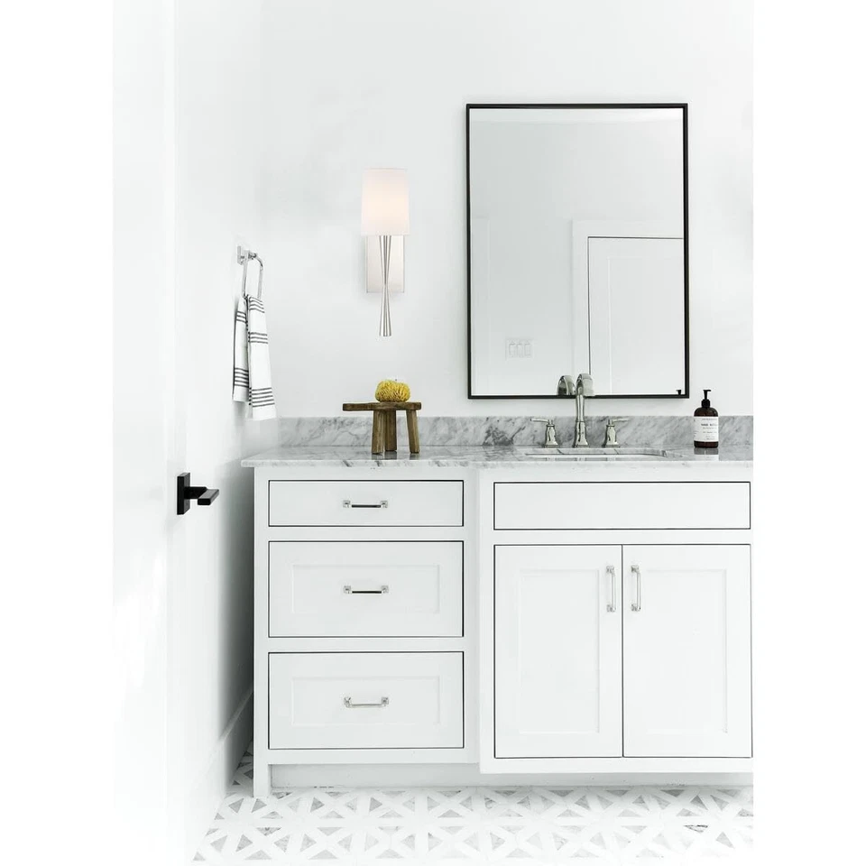 Aplique Crystorama Trenton 1 níquel pulido claro Foto 3 de 4