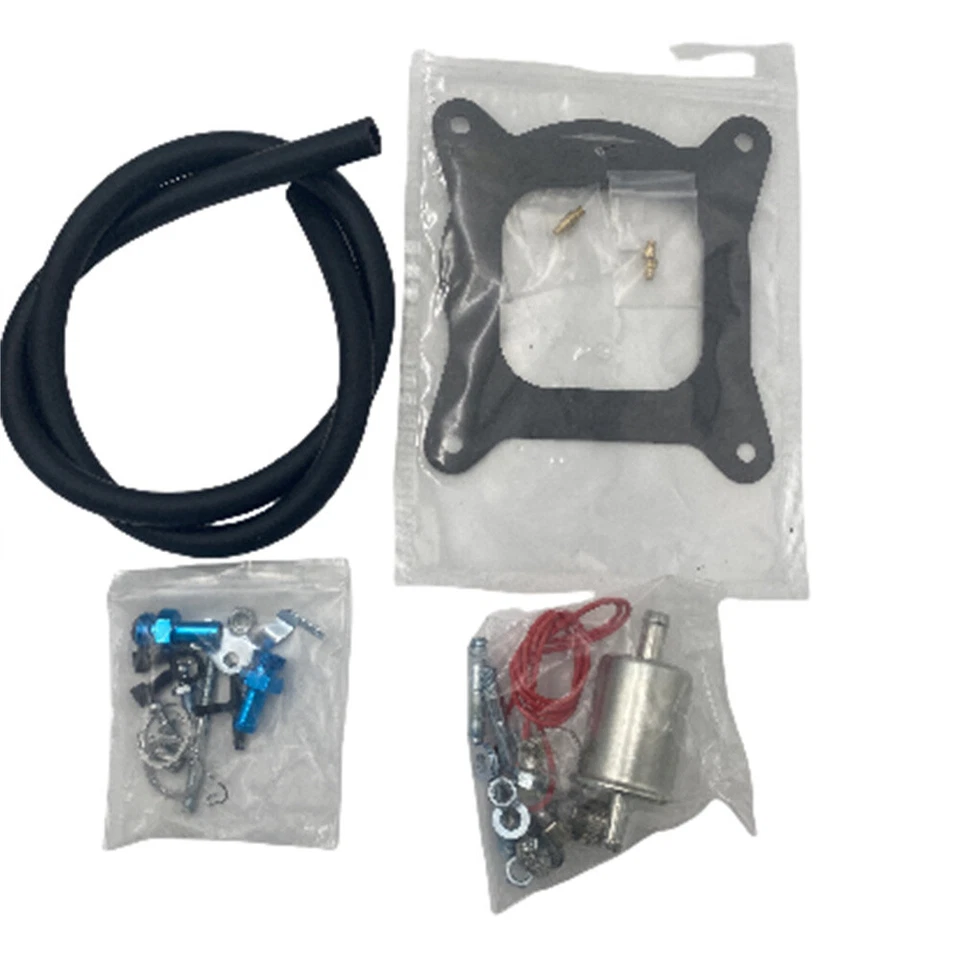 4 barriles para carburador Holley 750CFM Carb E-Choke doble bomba Street Stripe Foto 3 de 4