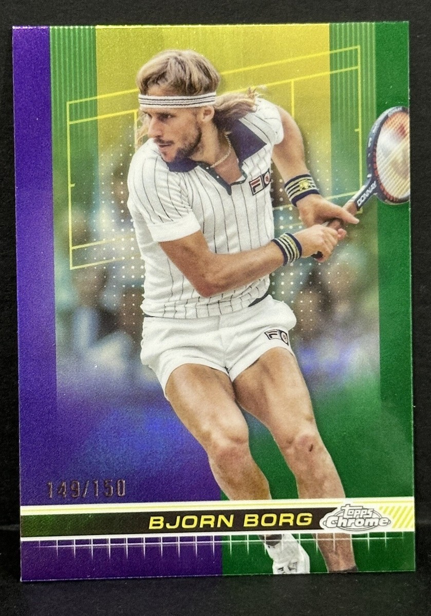 Bjorn Borg ビヨンボルグ スポーツ 2024 Topps Chrome Tennis Bjorn Borg Purple/Green Refractor