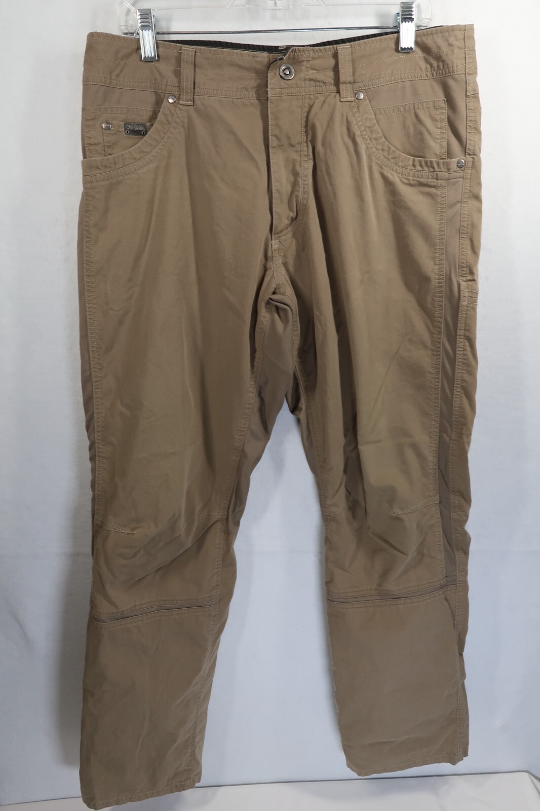 Kuhl Mens 34x32 Cargo Hiking Work Pants Washed Camp Outdoor-image