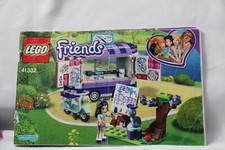 LEGO Friends (41332) Emma’s Art Stand, Used, 100% Complete W/Manual, No Box