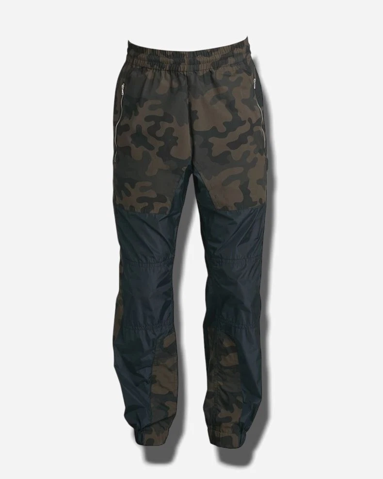 $925 Dries Van Noten Men's Brown Peatt Camouflage Jogger Pants Size 54