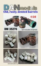 DANmodels DM 35276 Old, rusty, dented barrels - 8 pcs 1/35