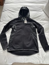 NEW Under Armour Women Sz S Storm Cold Gear WATER RESISTANT HOODED Jacket Black