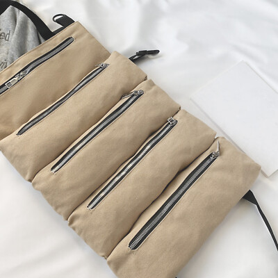 Roll Up Tool Organizer Wrench Storage Pouch Pockets Bag Wrap Hanging Carrier USA