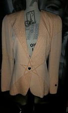 Krizia Jacket Size 6 Beaded Embellished