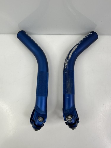 Vintage Control Tech Team Issue Control Stix Bar Ends Blue USA HTF - Picture 2 of 6