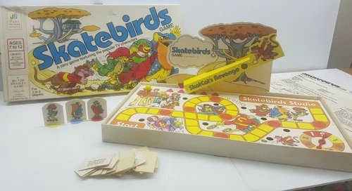 Vintage Skatebirds board game MB Milton Bradley John Sands 1978 VG rare complete