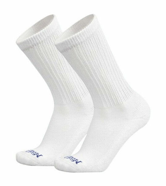 MediPeds Mens 4 Pack Diabetic Crew Socks White Shoe Size 912 for sale